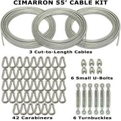 Cable Kit For 55' Batting Cage Installation By Cimarron - Image 2